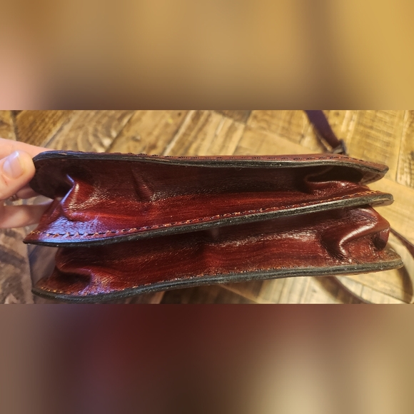 M.R. Canoa Industria Vintage Luiggi Aregentina Crossbody Bag Rare - Picture 7 of 11